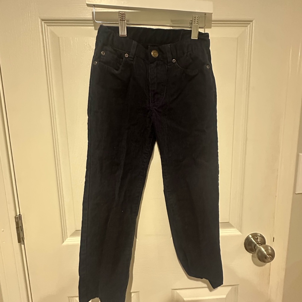 Janie and Jack Dark Corduroy Pants